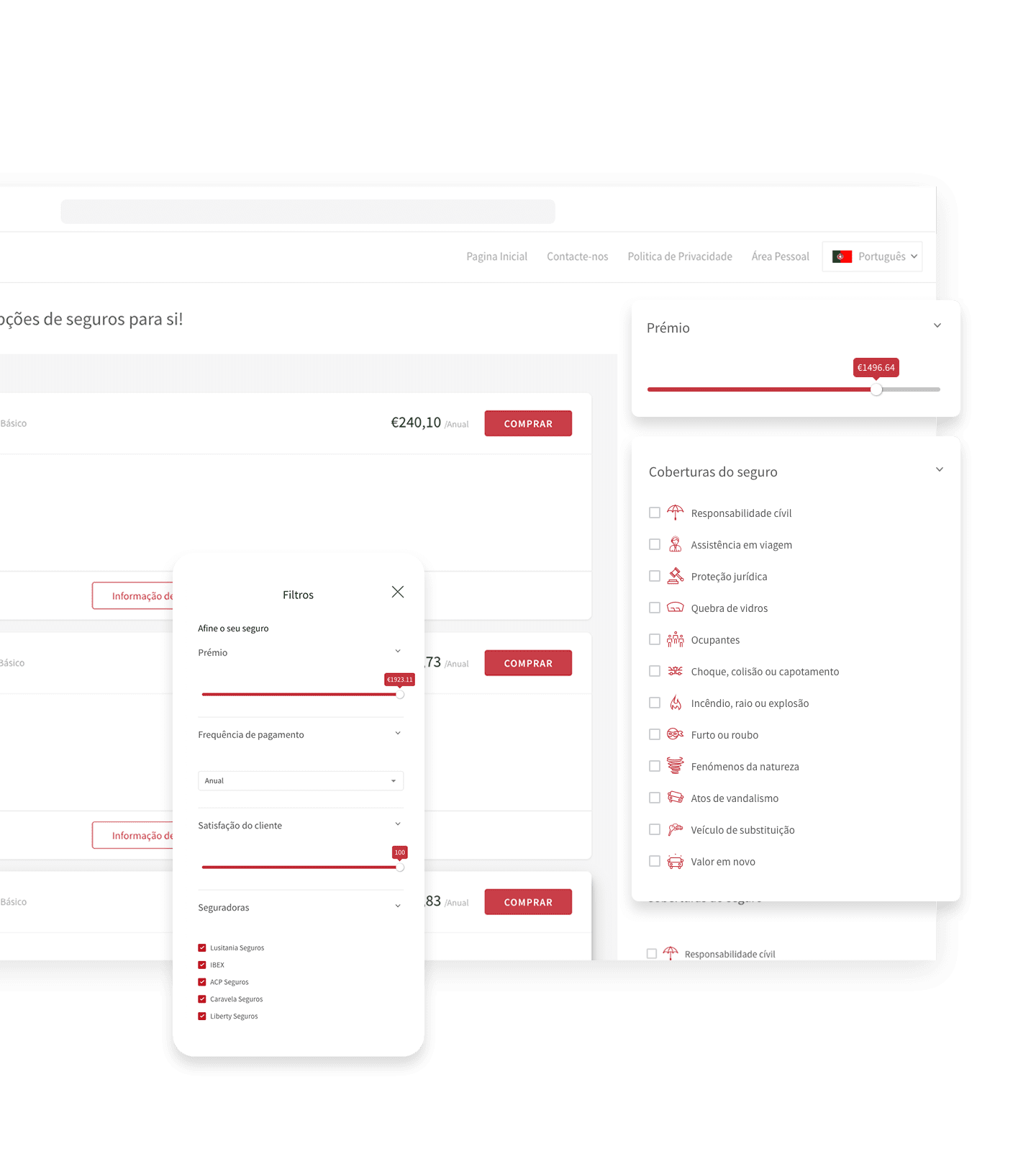 kweeder interface wih the results of the simulation